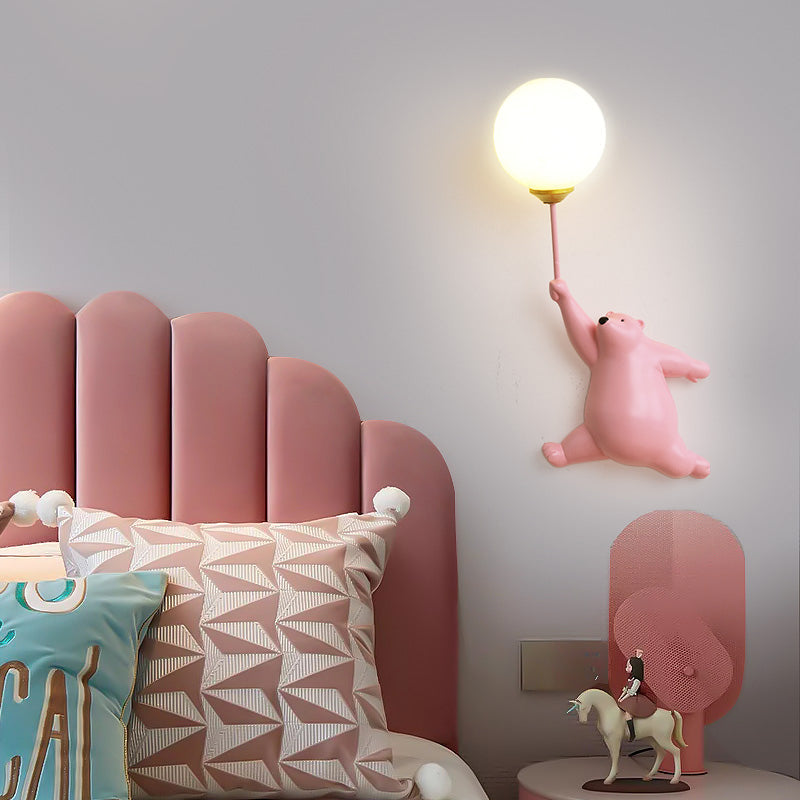 Bear Balloon Wall Lamp