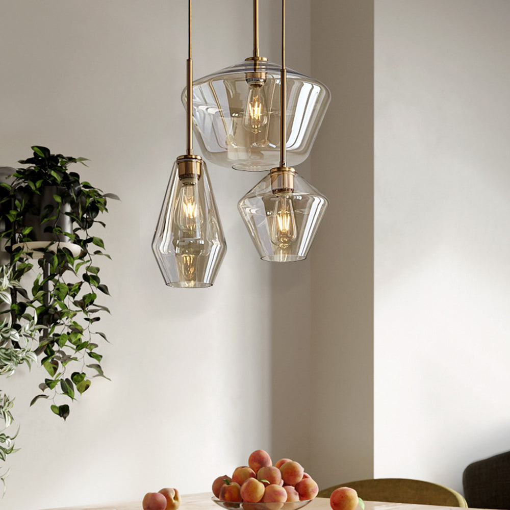 June Diamond Glass Pendant Light