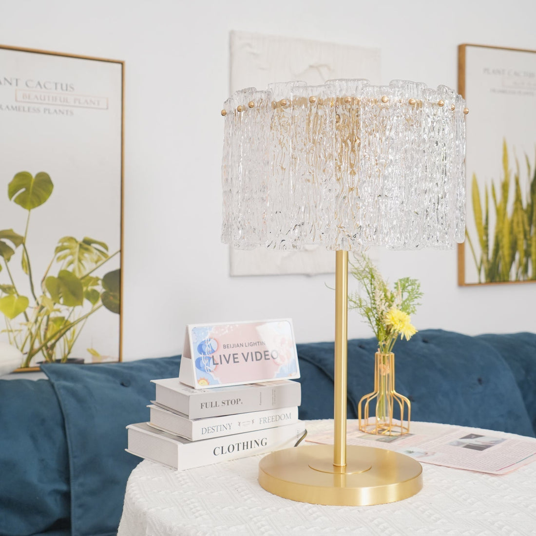 Erliren Crystal Table Lamp